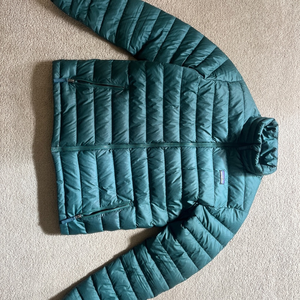 Patagonia Teal Puffer Jacket